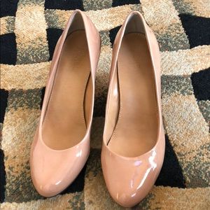 J Crew Nude wedges